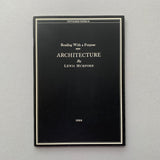 Pentagram Papers 20: Reading With a Purpose - Architecture