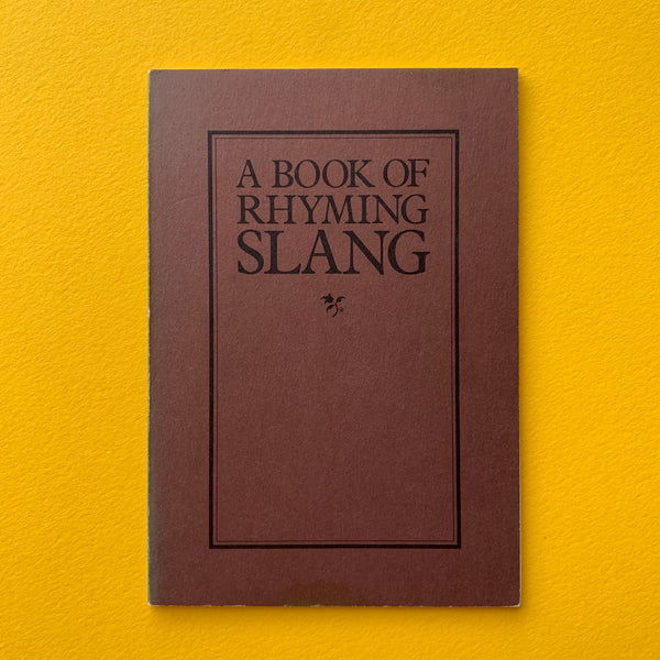 Pentagram Greetings 1975, A Book of Rhyming Slang