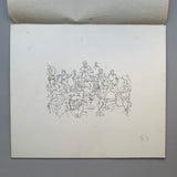 Ford Dinner Party - Original Pen & Ink Line Drawing #8 (1968)