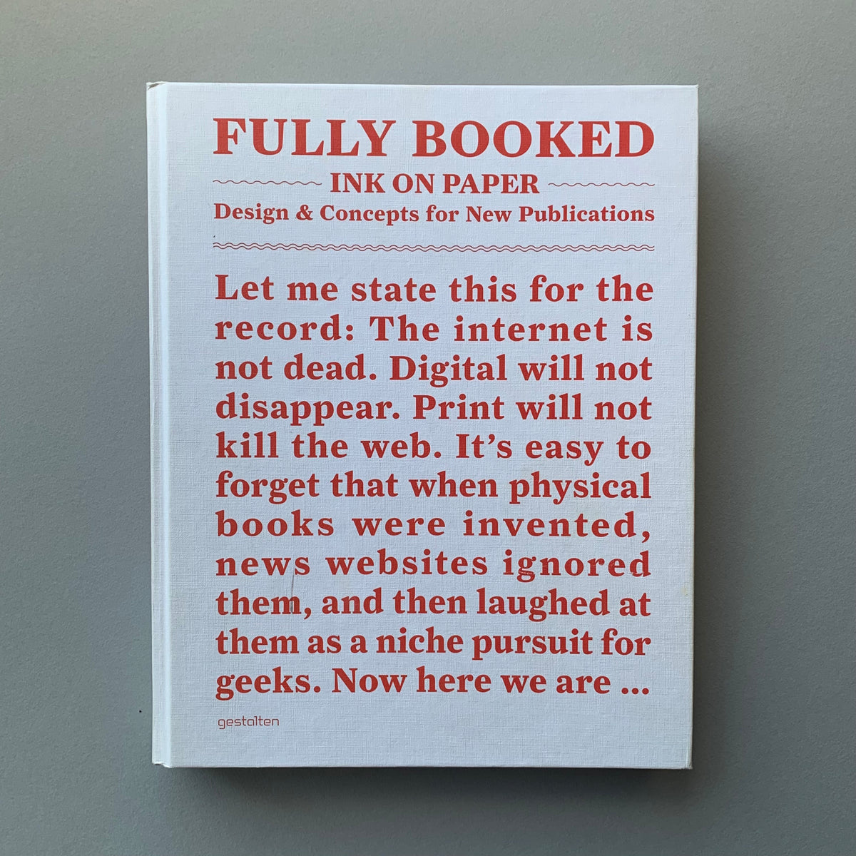 Fully Booked: Ink on Paper - Design & Concepts for New Publications ...