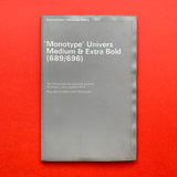 Composition Reference Sheets; 'Monotype' Helvetica, Univers, Century Schoolbook