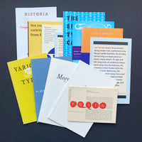Emigre / Mixed type specimen lot