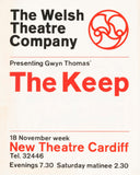 The Keep, The Welsh Theatre Company (1963) Theatre Poster *