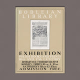 Bodleian Library Exhibition: Polish Books and Prints (1944) Reproduction Exhibition Poster