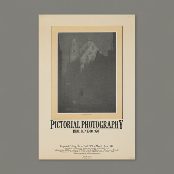 Pictorial Photography in Britain (1978) Exhibition Poster