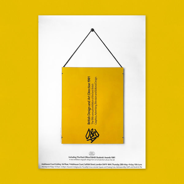 19th Annual D&AD Exhibition (1981) Poster