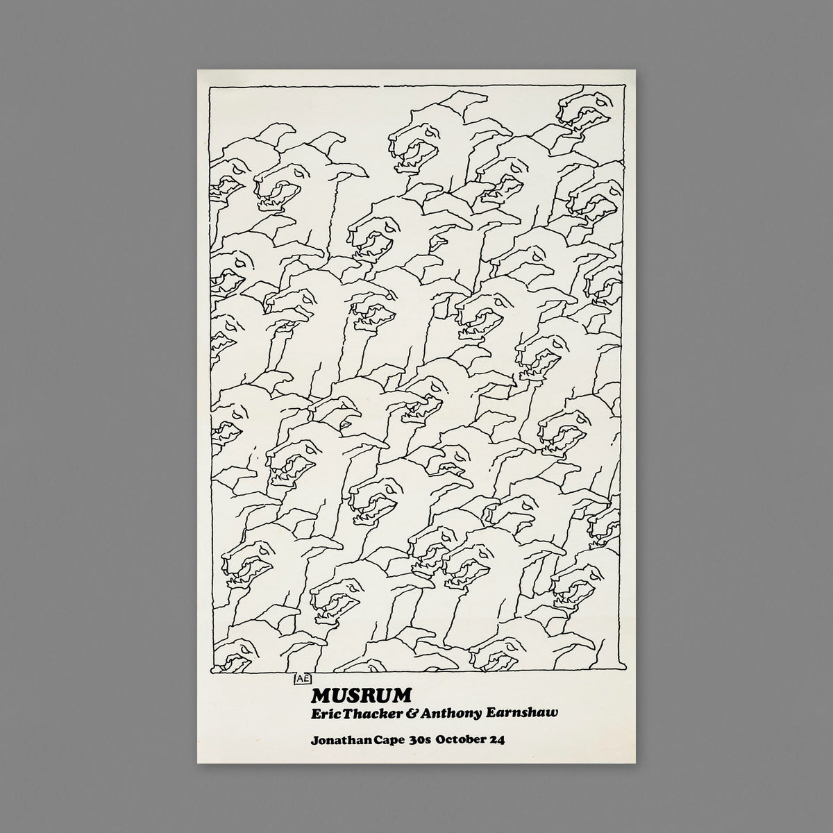 Musrum MUSRUM Eric Thacker & Anthony Earnshaw (1968) Poster – The Print Arkive