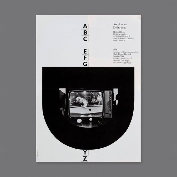 Ambiguous Definitions, Michael Druks (1968) Exhibition Poster