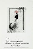 Printmaking from the Royal College of Art (1987) Anniversary Exhibition Poster (Derek Birdsall)
