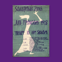 Schauspielhaus (1958) Festival Poster (Steiner Heinrich)