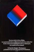 Living by Design: Pentagram (1978) Advertising Poster