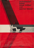 Neue Möbel von Werner Blaser (1958) Expo Poster (Celestino Piatti)