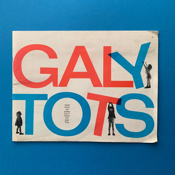 GALT TOYS 1969-70 Product Brochure (Ken Garland). Buy and sell you rare and out of print design books, magazines and posters. 