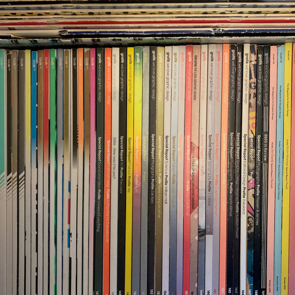 Graphics International & Grafik: 1996 to 2010 magazine covers. Buy and sell with The Print Arkive.