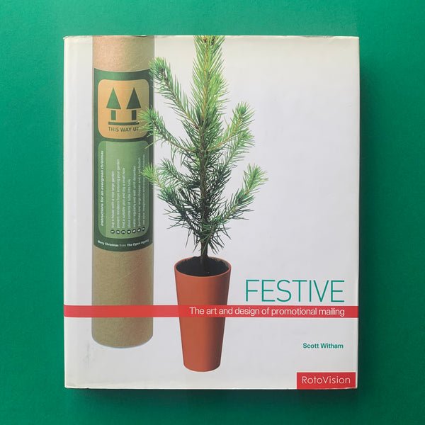Festive: The Art and Design of Promotional Mailing - book cover. Buy and sell design related books, magazines and posters with The Print Arkive.