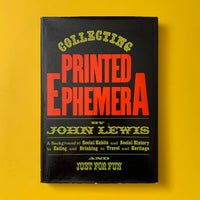 Collecting Printed Ephemera - book cover. Buy and sell design related books, magazines and posters with The Print Arkive.