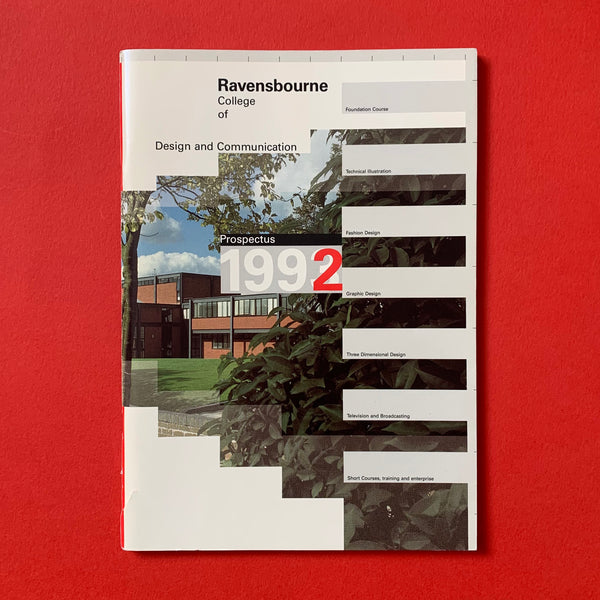 Ravensbourne College of Design & Communication Prospectus 1992/3 - book cover. Buy and sell design related books, magazines and posters with The Print Arkive.