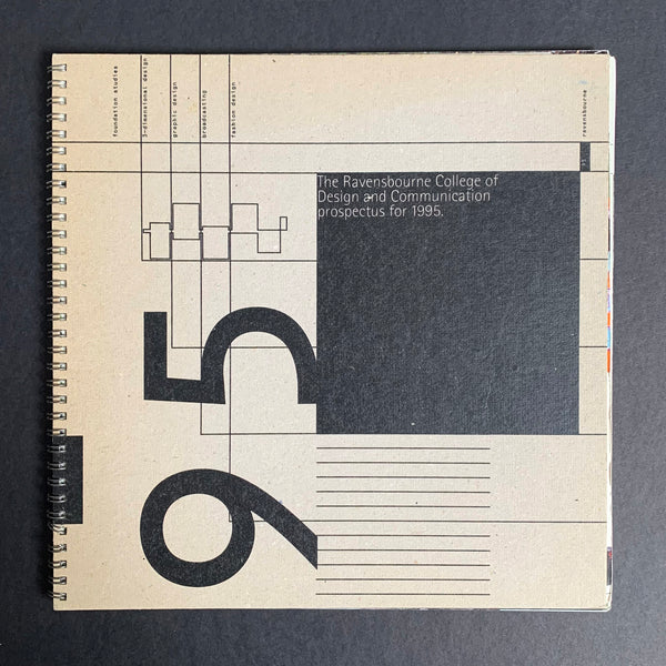 Ravensbourne College of Design & Communication Prospectus 1995 - book cover. Buy and sell design related books, magazines and posters with The Print Arkive.