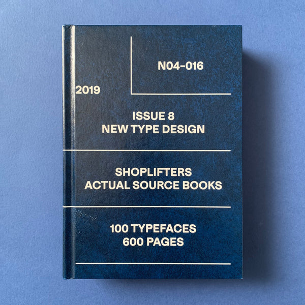 Shoplifters Issue 8: New Type Design - book cover. Buy and sell design related books, magazines and posters with The Print Arkive.