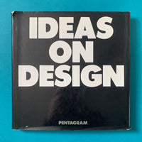 Ideas on design (Pentagram) - book cover. Buy and sell the best design studio portfolio books, magazines and posters with The Print Arkive.