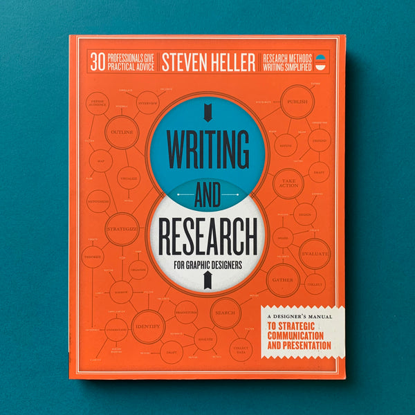 Writing and Research for Graphic Designers: A Designer's Manual to Strategic Communication and Presentation - book cover. Buy and sell the best design writing research books with The Print Arkive.