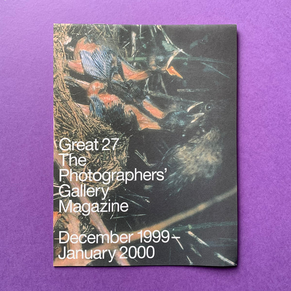 Great 27: The Photographers’ Gallery Magazine (NORTH design) - leaflet cover. Buy and sell the best photography exhibition books, magazines and posters with The Print Arkive.