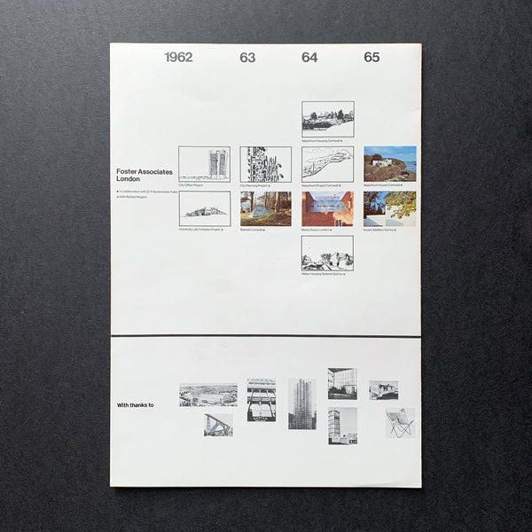 Foster Associates London, 1962-1975 (Norman Foster) book cover. Buy and sell the best architectural books, magazines and posters with The Print Arkive.