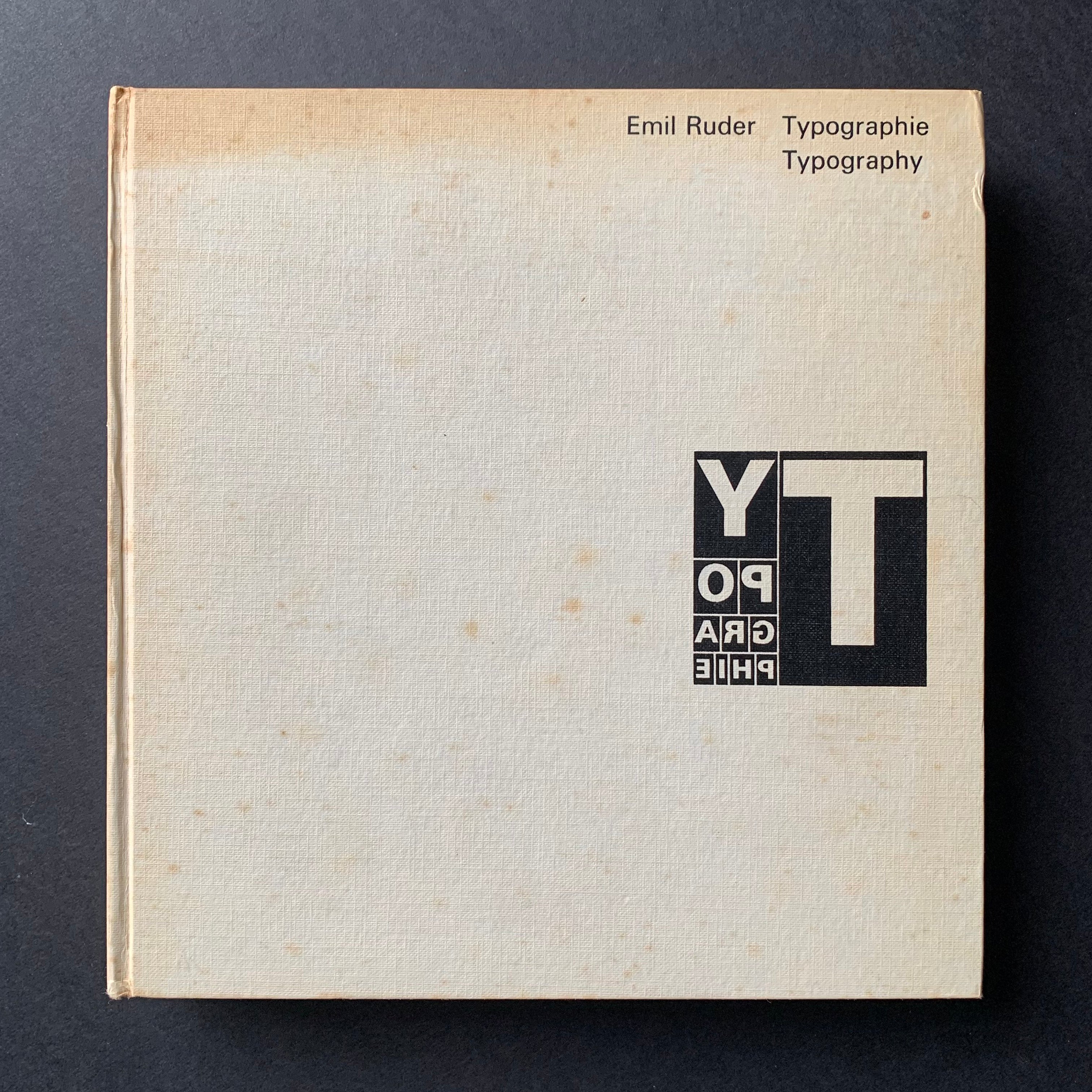Typographie: A Manual of Design: Ruder, Emil: 9783721200430