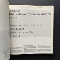 Typographie: A Manual of Design (Emil Ruder)