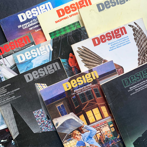 DESIGN: Council of Industrial Design: 1973–1976 (x9 issues, mixed