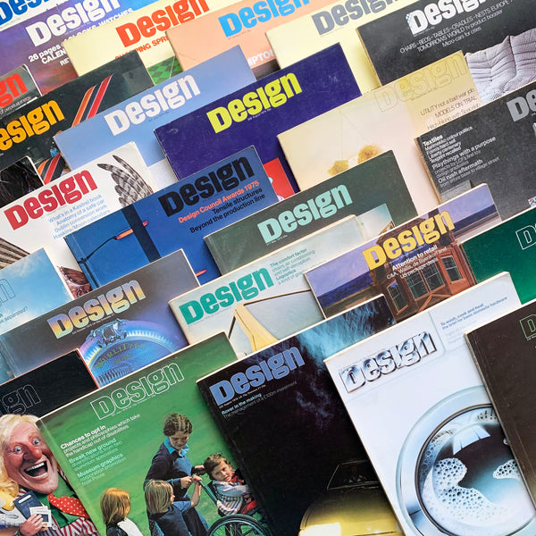 DESIGN: Council of Industrial Design: 1972–1977 (x32 issues, broken run). Buy and sell the best graphic design books, journals, magazines and posters with The Print Arkive.