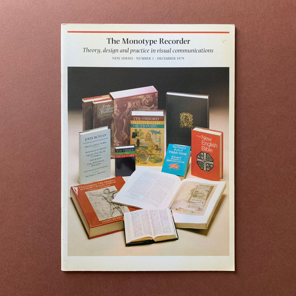 The Monotype Recorder, No.3 October 1981. Theory, design and practice in visual communication - magazine cover. Buy and sell the best typography books, journals, magazines and posters with The Print Arkive.