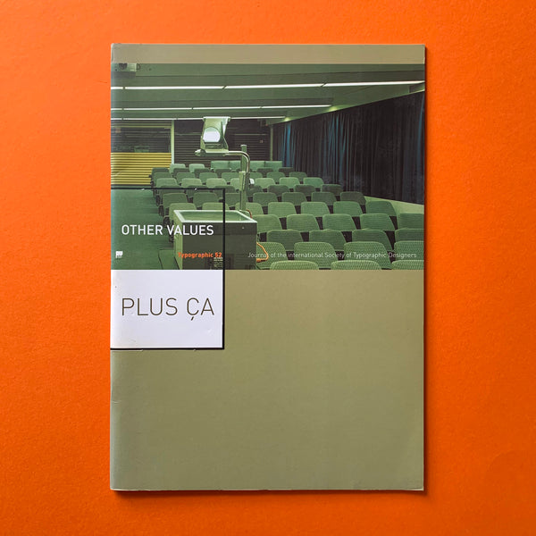 ISTD Typographic 52, 1998 - magazine cover. Buy and sell the best typographic books, journals, magazines and posters with The Print Arkive.
