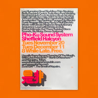 Pho-Ku Sound System (The Designers Republic) - poster. Buy and sell the best original vintage posters with The Print Arkive.