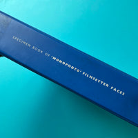 Specimen Book of ‘Monophoto’ Filmsetter Faces