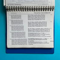 Specimen Book of ‘Monophoto’ Filmsetter Faces