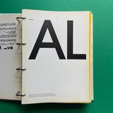 Alphabet (2 Vol. Photosetting Specimen Books)