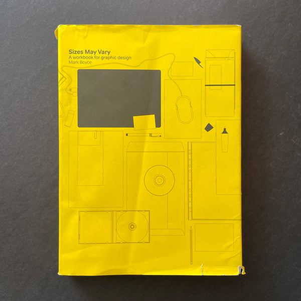 Sizes May Vary: A workbook for graphic design - book cover. Buy and sell the best graphic design books, journals, magazines and posters with The Print Arkive.