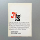 Helvetica (1963 press advertisement)