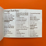 Focus [Typeface Directory]