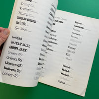 Alphabet’s Typeface Index