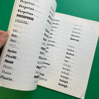 Alphabet’s Typeface Index