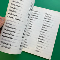 Alphabet’s Typeface Index