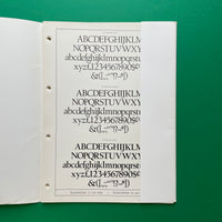 Alphabet New Typefaces [Specimen Sheets]