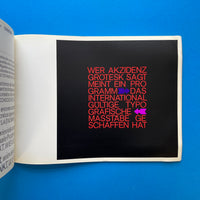 Berthold Akzidenz-Grotesk, Berthold Standard, H. Berthold AG. Cat.473 [Specimen Book]