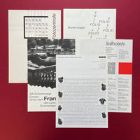 Folio Kursiv Mager, Bauer Type Foundry [Specimen Folder cont. x14 Items of Ephemera]