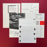 Folio Kursiv Mager, Bauer Type Foundry [Specimen Folder cont. x14 Items of Ephemera]