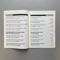 Berthold Fototypes: 45 Headlines Supplement, I-1980 & III-1981 [Typeface Directories]