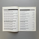 Berthold Fototypes: 45 Headlines Supplement, I-1980 & III-1981 [Typeface Directories]