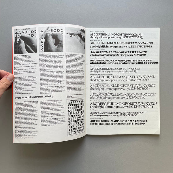 Letraset Catalogue of Instant Lettering Typefaces & Other Graphic Art